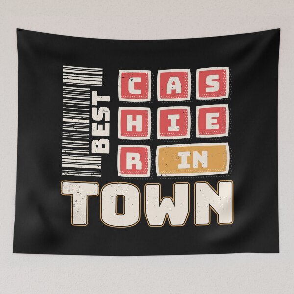 Item preview, Best Cashier In Town | Cashier Gift | Gift For Cashier designed and sold by DrawingBoard.