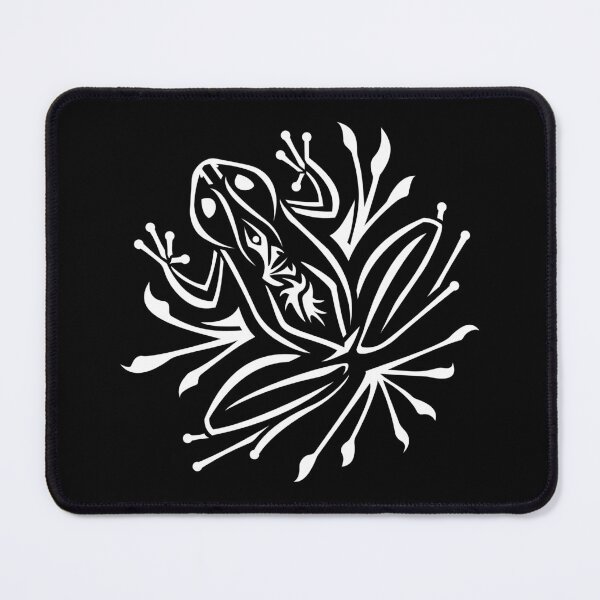 Item preview, Cute Frog / Toad - Abstract / Tribal - For use on a dark background designed and sold by SfidaDesigns.