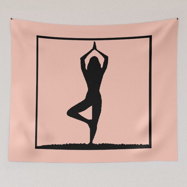 Item preview, TREE POSE | Yoga Art~Design (transparent box) designed and sold by CONTEMPORARY ART~DESIGN.