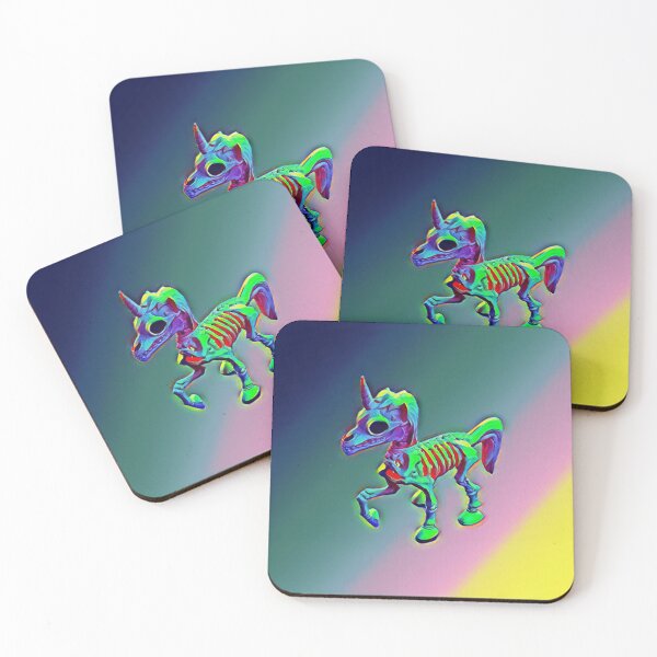 Item preview, Rainbow Unicorn Skeleton Dream designed and sold by DreamDave3000.