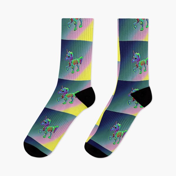 Item preview, Rainbow Unicorn Skeleton Dream designed and sold by DreamDave3000.