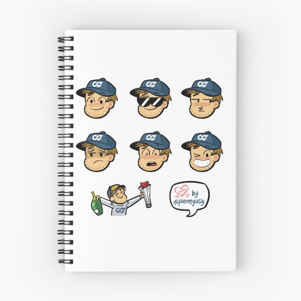 Item preview, F1 Pierre Gasly designed and sold by F1Journaling.