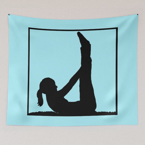 Item preview, DOUBLE LEG LIFT POSE | Yoga Art~Design (transparent box) designed and sold by CONTEMPORARY ART~DESIGN.