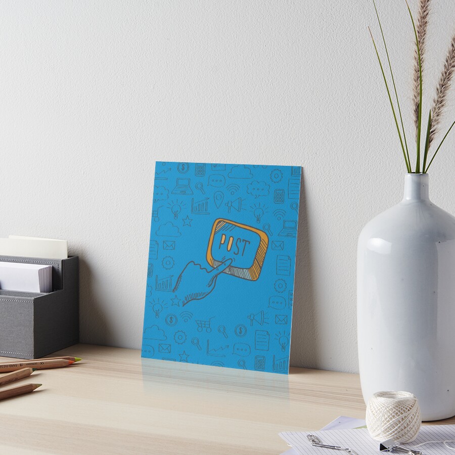Item preview, Art Board Print designed and sold by coolbits.