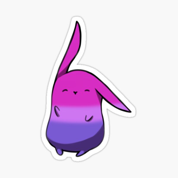Bi-Pride Bunny Sticker
