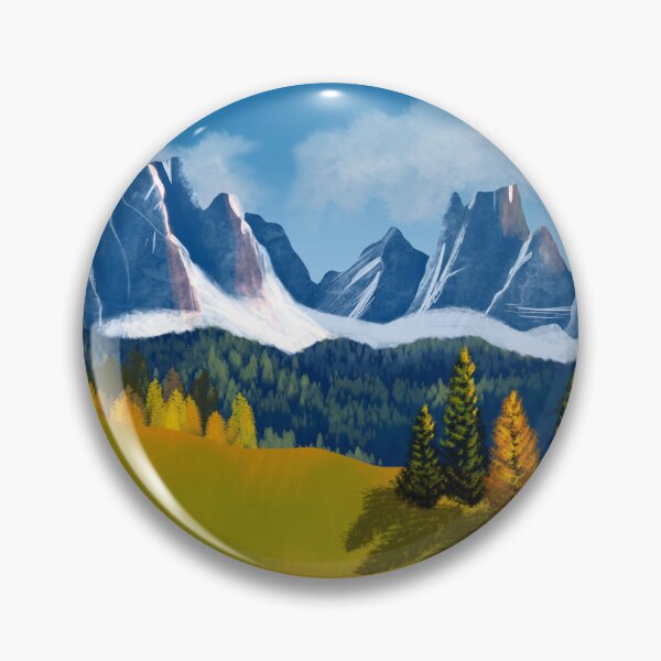 Item preview, Fall Mountainside designed and sold by Happyhails-art.