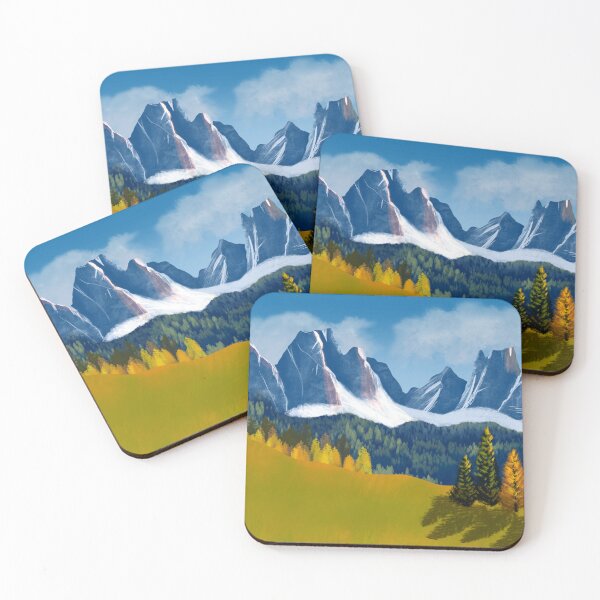 Item preview, Fall Mountainside designed and sold by Happyhails-art.