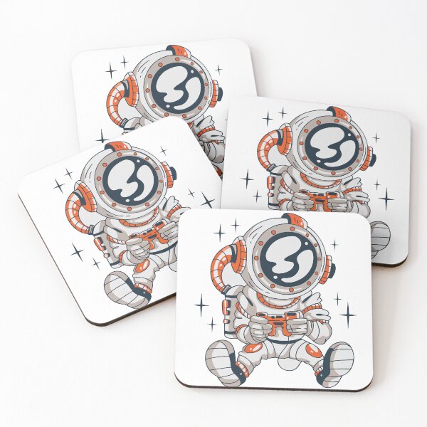 Item preview, gamer astronaut t-shirt  designed and sold by Artezia.