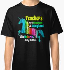 Beliebtes Lehrer-Hemd Fabelhaftes und magisches Einhorn-Hemd Classic T-Shirt