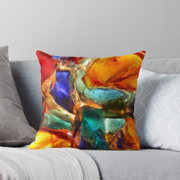 Item preview, Closeup of back lit stained abstract glass pattern designed and sold by KerstinB.