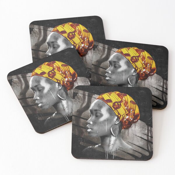 Item preview, Black african woman art  designed and sold by Feez Designs.