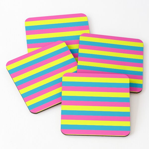 Item preview, Knockout Pink Safety Yellow Out of the Blue Exotic Colour Patterns designed and sold by byskillbytalent.