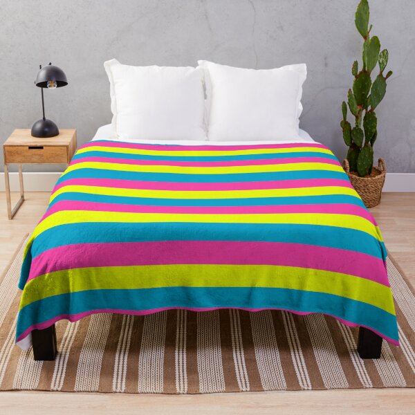 Item preview, Knockout Pink Safety Yellow Out of the Blue Exotic Colour Patterns designed and sold by byskillbytalent.