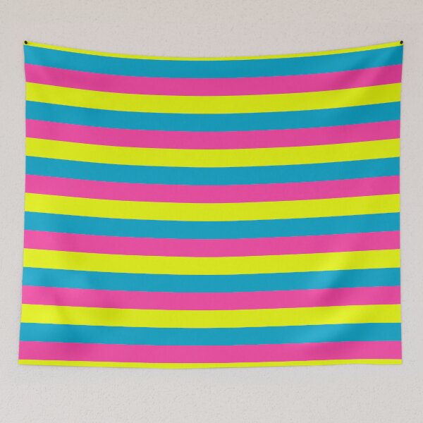 Item preview, Knockout Pink Safety Yellow Out of the Blue Exotic Colour Patterns designed and sold by byskillbytalent.