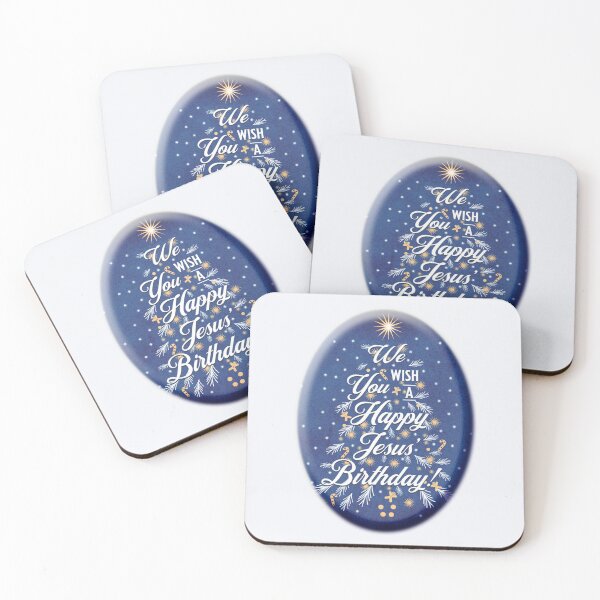 Item preview, We Wish You A Happy Jesus Birthday Christmas Tree designed and sold by Siela.