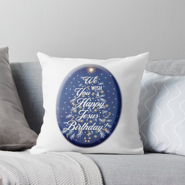Item preview, We Wish You A Happy Jesus Birthday Christmas Tree designed and sold by Siela.