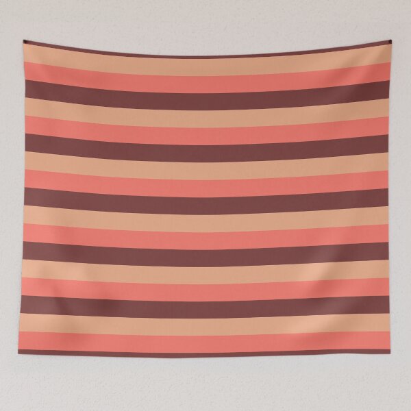 Item preview, Living Coral Spiced Apple Peach Exotic Colour Patterns designed and sold by byskillbytalent.