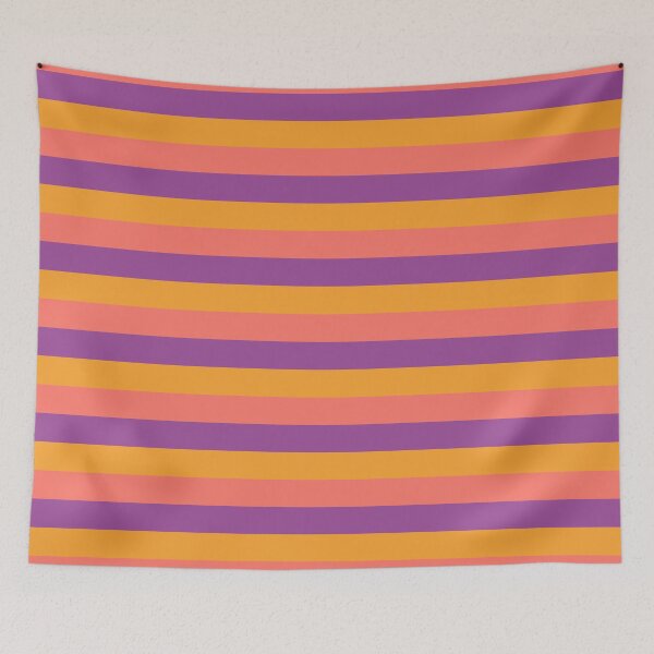 Item preview, Radiant Yellow Living Coral Purple Exotic Colour Patterns designed and sold by byskillbytalent.