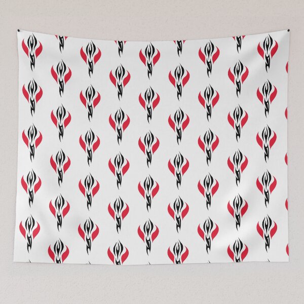 Item preview, Abstract Wolf Skull - Red and Black designed and sold by SfidaDesigns.