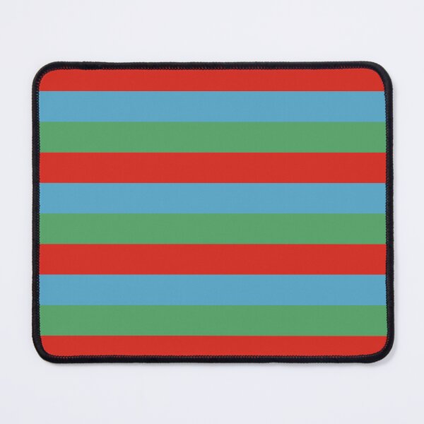 Item preview, Red Norse Blue Light Green Exotic Colour Patterns designed and sold by byskillbytalent.