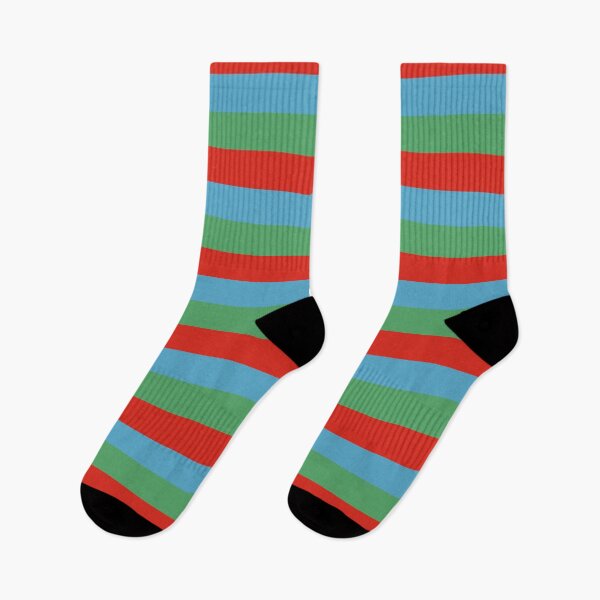 Item preview, Red Norse Blue Light Green Exotic Colour Patterns designed and sold by byskillbytalent.