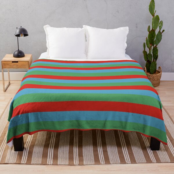 Item preview, Red Norse Blue Light Green Exotic Colour Patterns designed and sold by byskillbytalent.