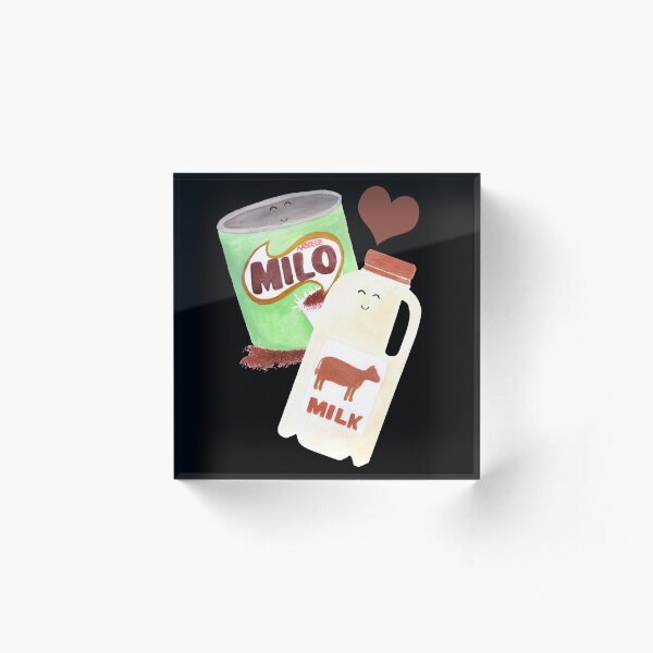 Best Friends: Milo & Milk Acrylic Block