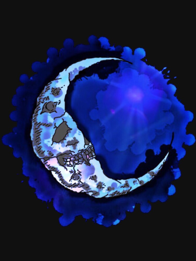 “skull crescent moon” T-shirt by mysteriosupafan | Redbubble