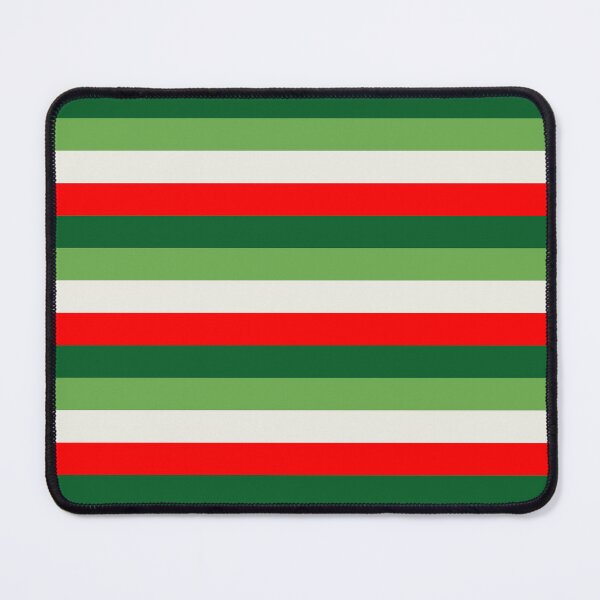 Item preview, Dark Green Light Green Star White Red Exotic Colour Patterns designed and sold by byskillbytalent.