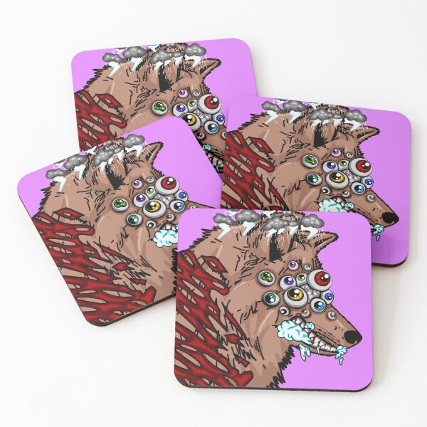 Item preview, Cloud Brain Googly Eyes Wolf - Skin designed and sold by Twaingrant.