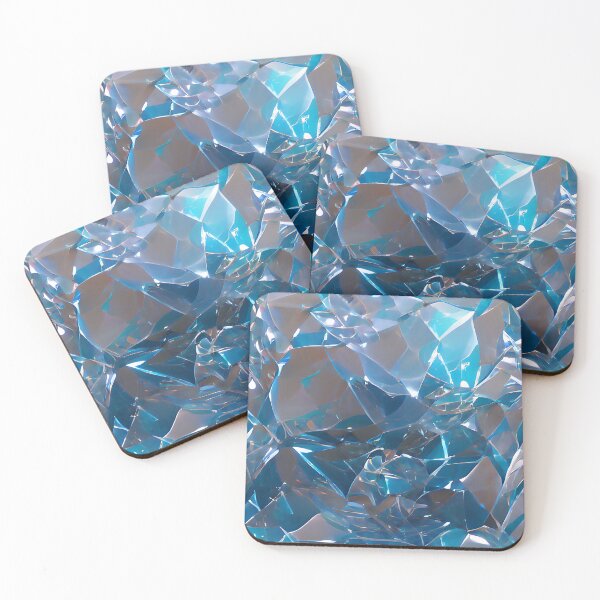 Artikelvorschau, Kristall Edelstein Misty Aqua Blau Hypnotisches Böhmisches Juwel entworfen und verkauft von deniselynnimage.
