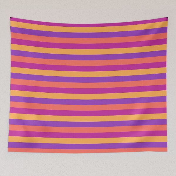 Item preview, Bright Violet Living Coral Vibrant Pink Marigold Exotic Colour Patterns designed and sold by byskillbytalent.