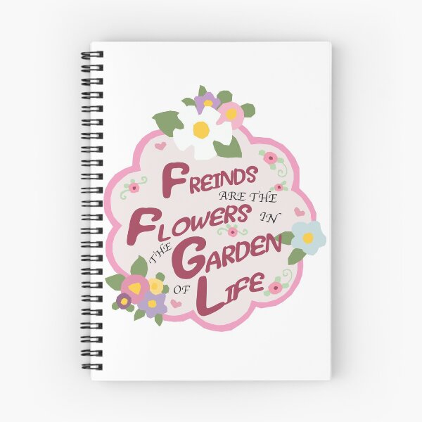 Item preview, Friends are the Flowers of Life - simple vector designed and sold by annahallo34.