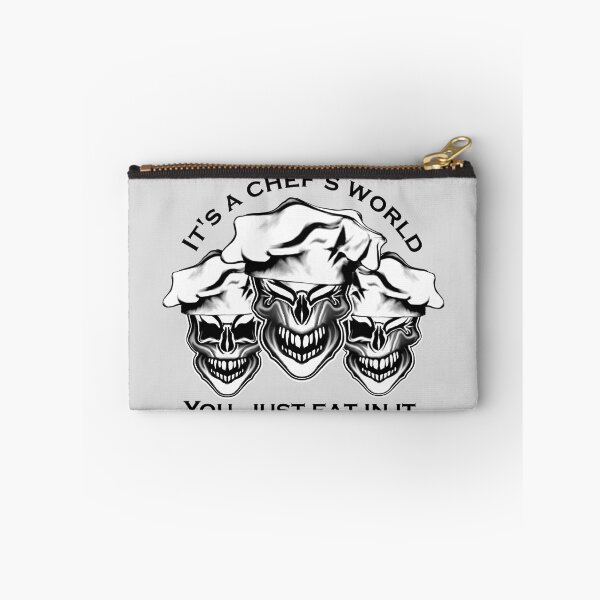 Item preview, Funny Chef Skulls: It's a Chef's World designed and sold by sdesiata.