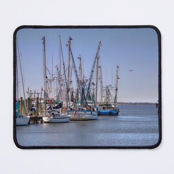 Item preview, Charleston, South Carolina | Shem Creek | Shrimp Boats | Docked designed and sold by 9BPRCP.