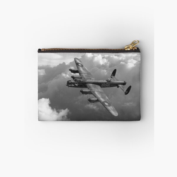 Item preview, Lancaster W5005 AR-L Leader above clouds B&W version designed and sold by Flight Artworks.