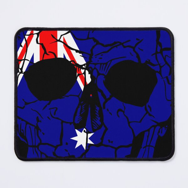 Item preview, Skull Flag of Australia,halloween designed and sold by EpicMaps.