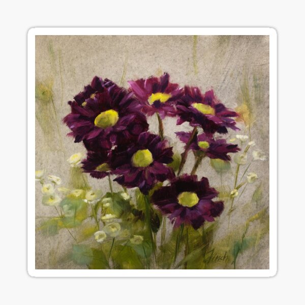 Prospering • Floral Painting by Rebecca Finch Sticker