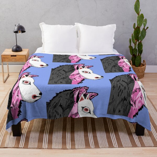 Item preview, Pink & Black Wolf in Mask - Digital Art designed and sold by Twaingrant.