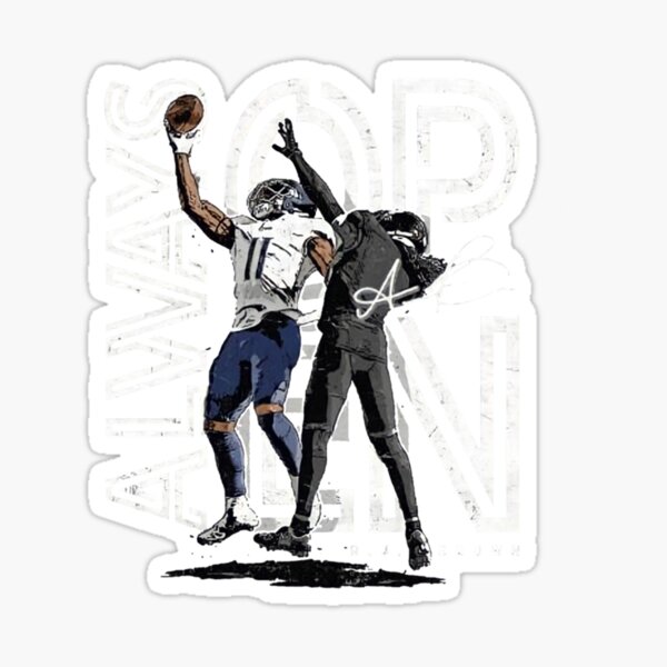 A.J. Brown Away Jersey Sticker for Sale by designsheaven