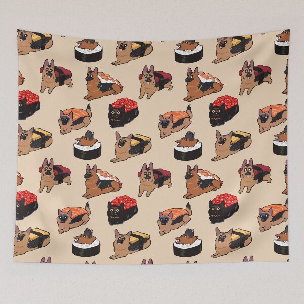 Item preview, Sushi German Shepherd designed and sold by Huebucket.