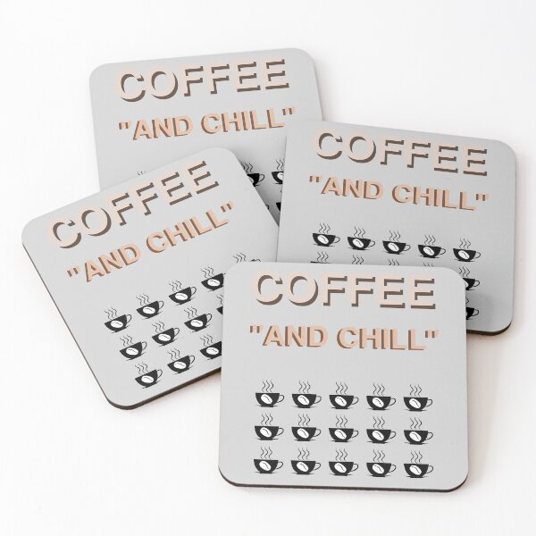 Item preview, Coffee "and Chill" designed and sold by JWMaddShirts.