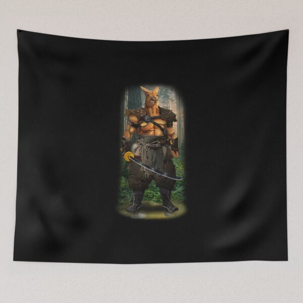 Item preview, Exclusive Hand Drawn Samurai Kangaroo | Samurai Collection (Kangaroo) | by Rendigart Studio designed and sold by rendigart.