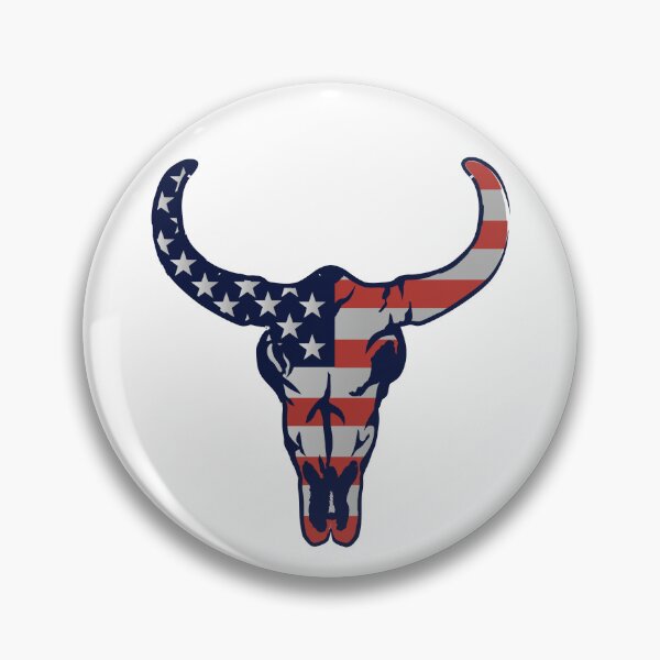 Item preview, Scary American Bull Skull Graphic Design designed and sold by zoripet Store.