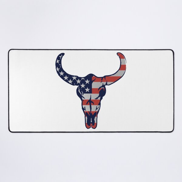 Item preview, Scary American Bull Skull Graphic Design designed and sold by zoripet Store.