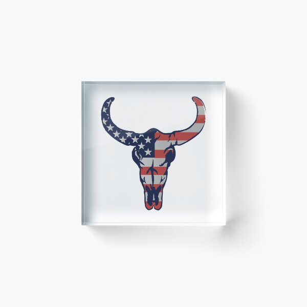 Item preview, Scary American Bull Skull Graphic Design designed and sold by zoripet Store.