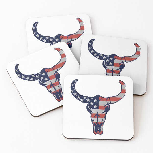 Item preview, Scary American Bull Skull Graphic Design designed and sold by zoripet Store.