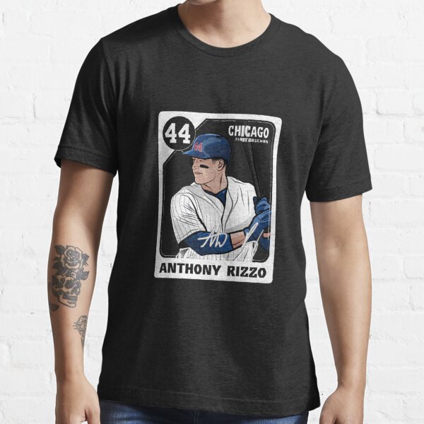  Anthony Rizzo Shirt (Cotton, Small, Heather Gray