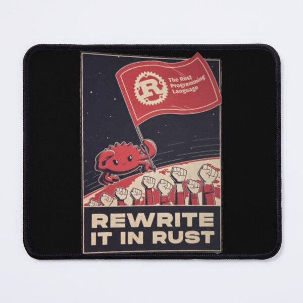Item preview, rewrite it in rust the rust programming language designed and sold by MORGHANHENNESSY.