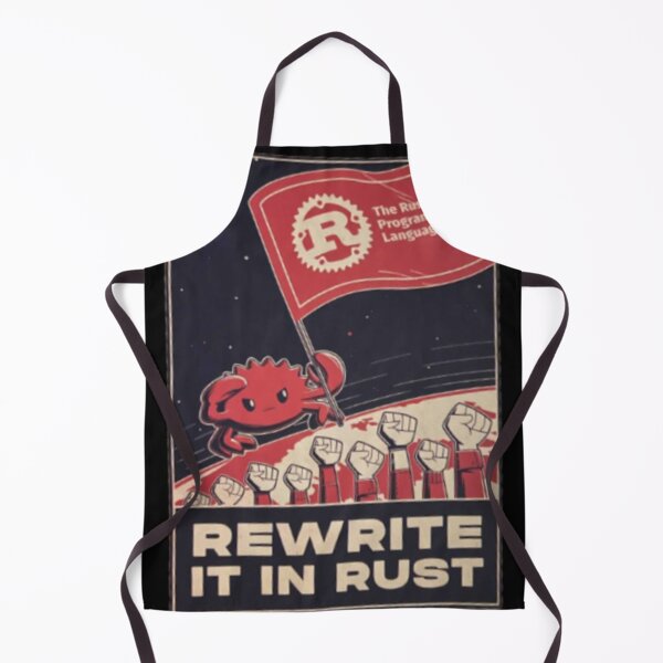 Item preview, rewrite it in rust the rust programming language designed and sold by MORGHANHENNESSY.